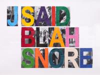 John Baldessari BLAH Mixographia Print, 47.25W - Sold for $12,800 on 05-16-2026 (Lot 189).jpg